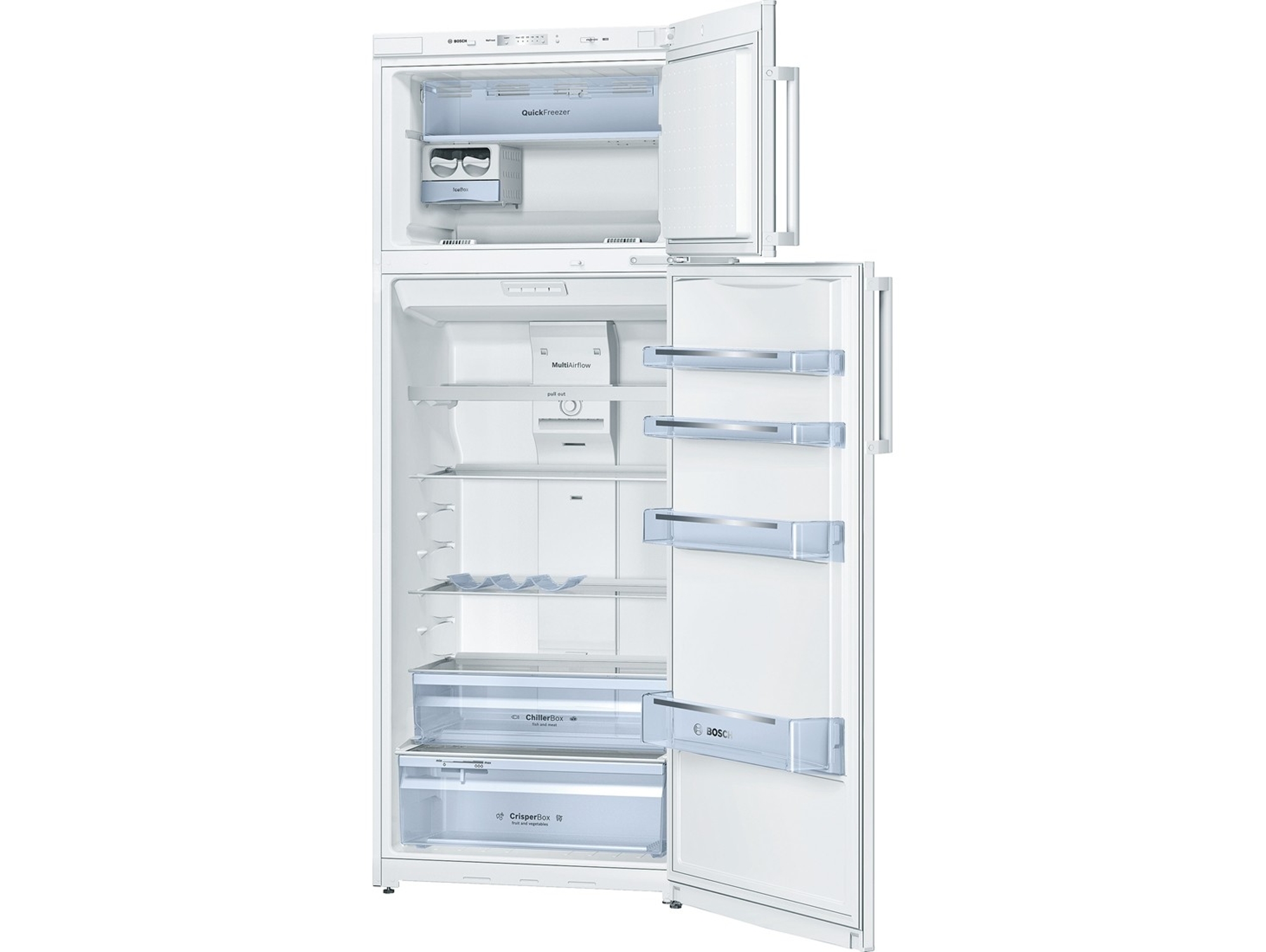 Frigorífico 2 puertas BOSCH KDN46VW20 (No Frost - 186 cm - 371 L Blanco)