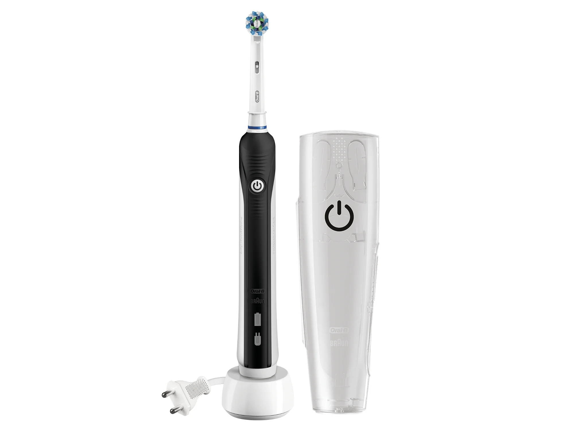 Cepillo de Dientes ORAL B PRO 750 Cross Action Negro (8.800 rpm)