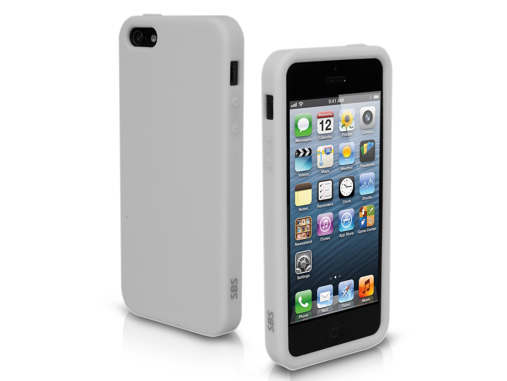 Carcasa iPhone SE, 5, 5s SBS Entry Blanco
