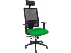 Silla Operativa PYC Horna Cabecero Verde (Brazos Ajustables - Malla)