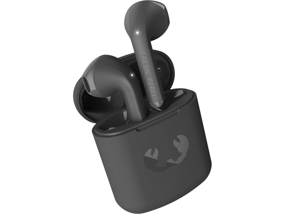 Auriculares Bluetooth True Wireless FRESH & REBEL Twins 1 (In Ear - Micrófono - Negro)