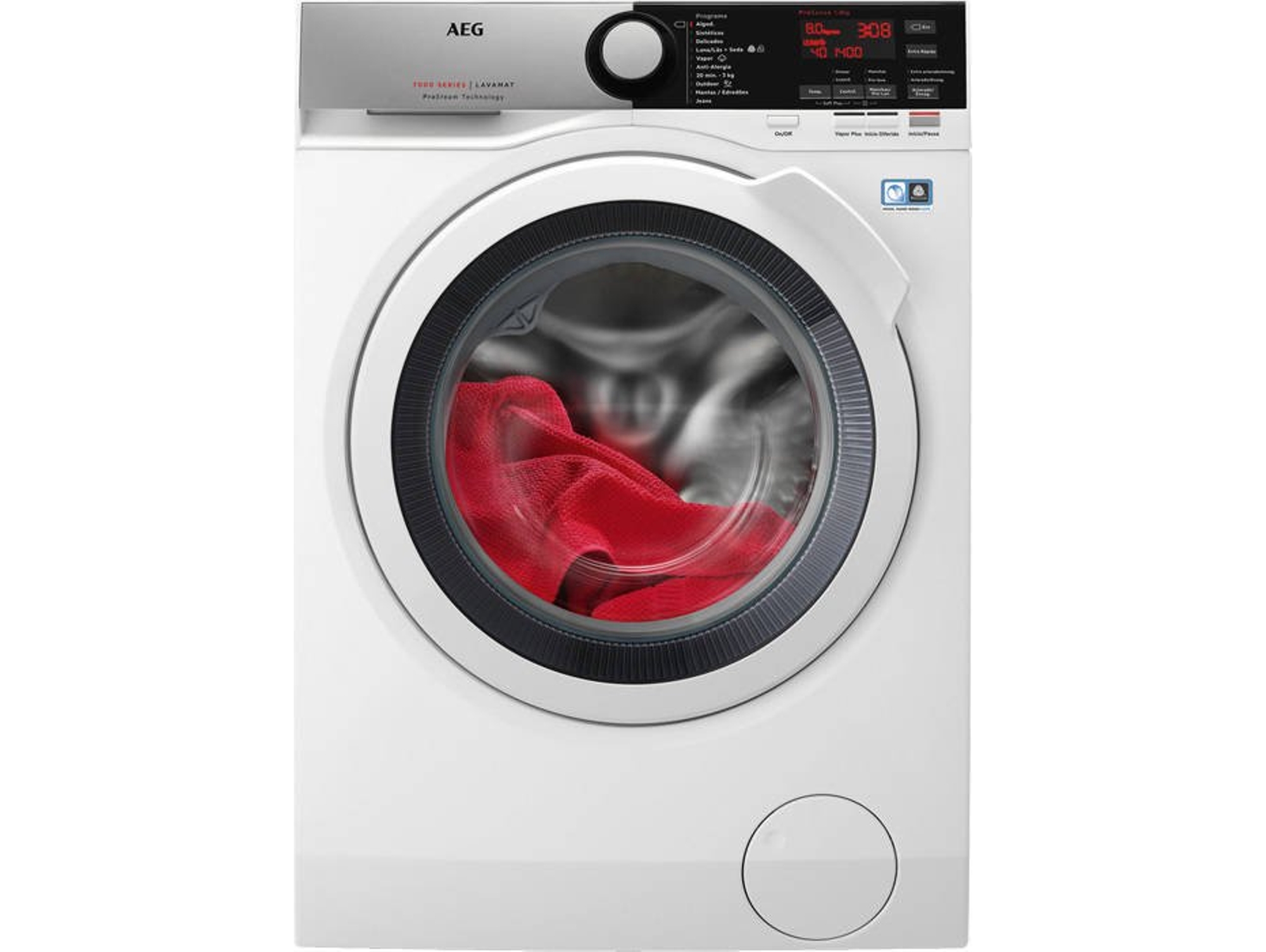 Lavadora Reacondicionada AEG L7FEE841 (Grado B - 8 kg - 1400 rpm - Blanco)
