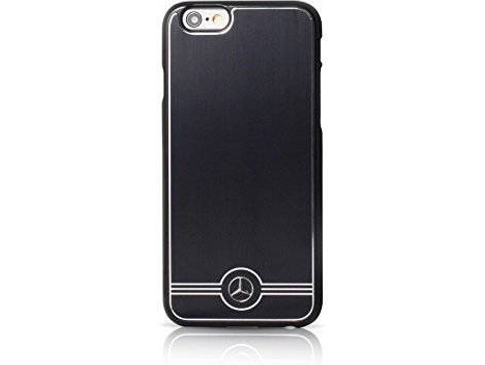 Carcasa iPhone 6, 6s MERCEDES BENZ Aluminio Negro