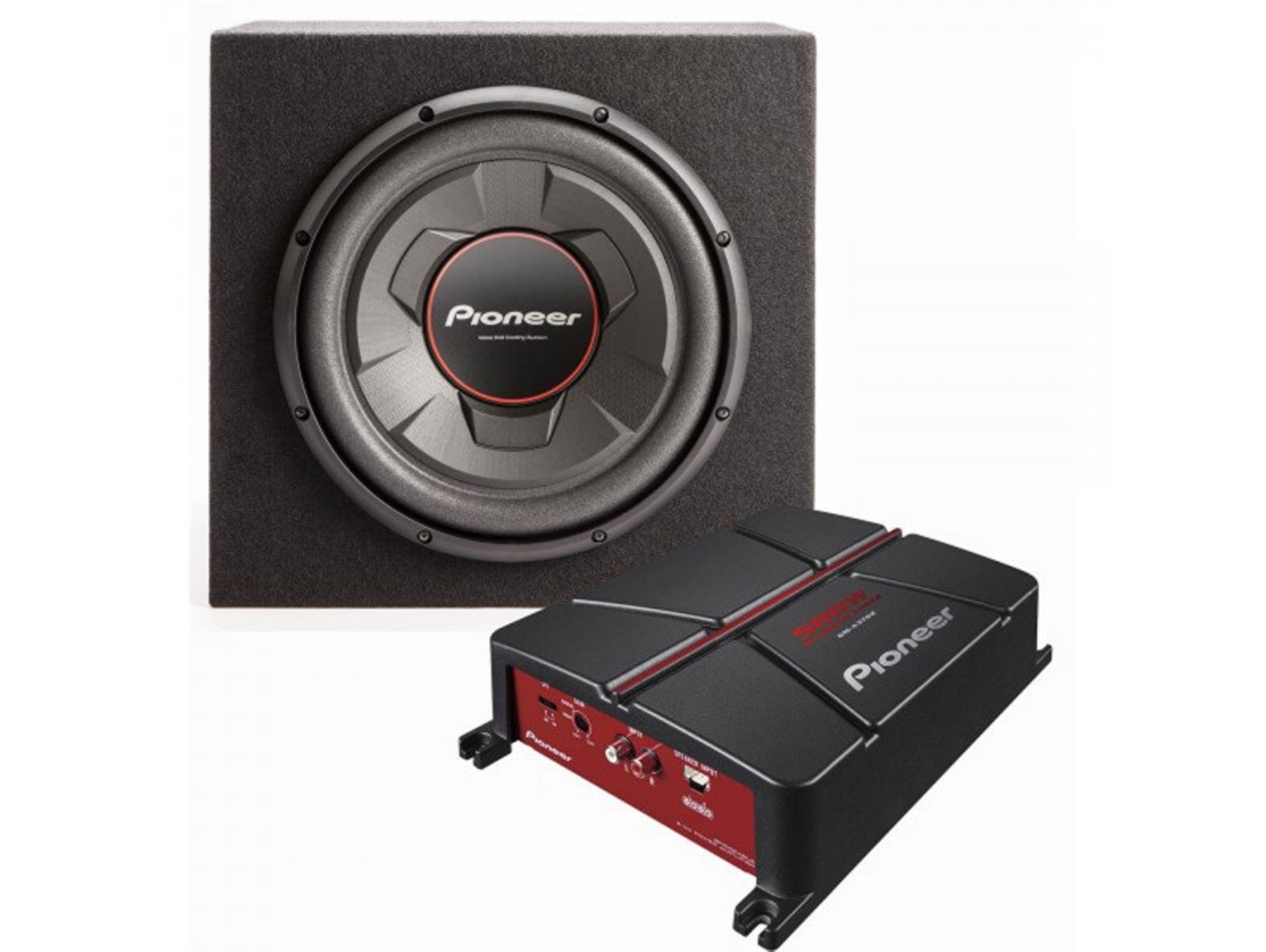 Pack PIONEER Subwoofer + Amplificador GXT-3706B-Set