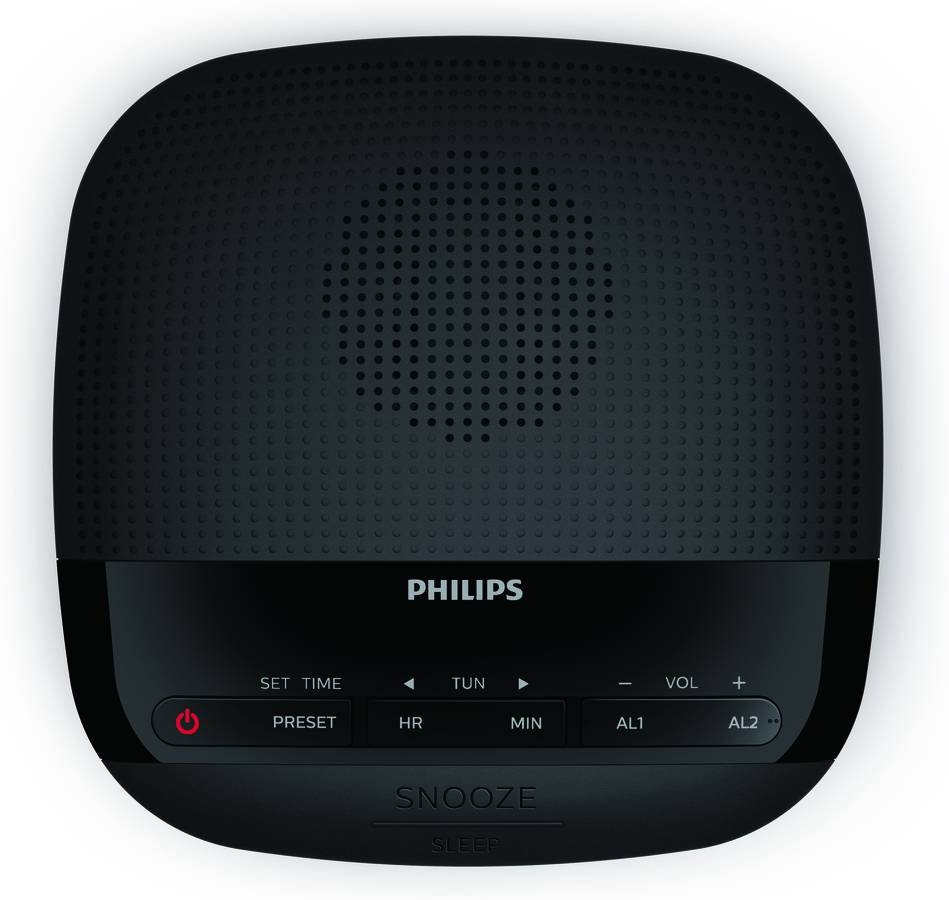 Radio Despertador PHILIPS TAR3205/12 (Negro - Digital - AM/FM - Alarma  Doble)