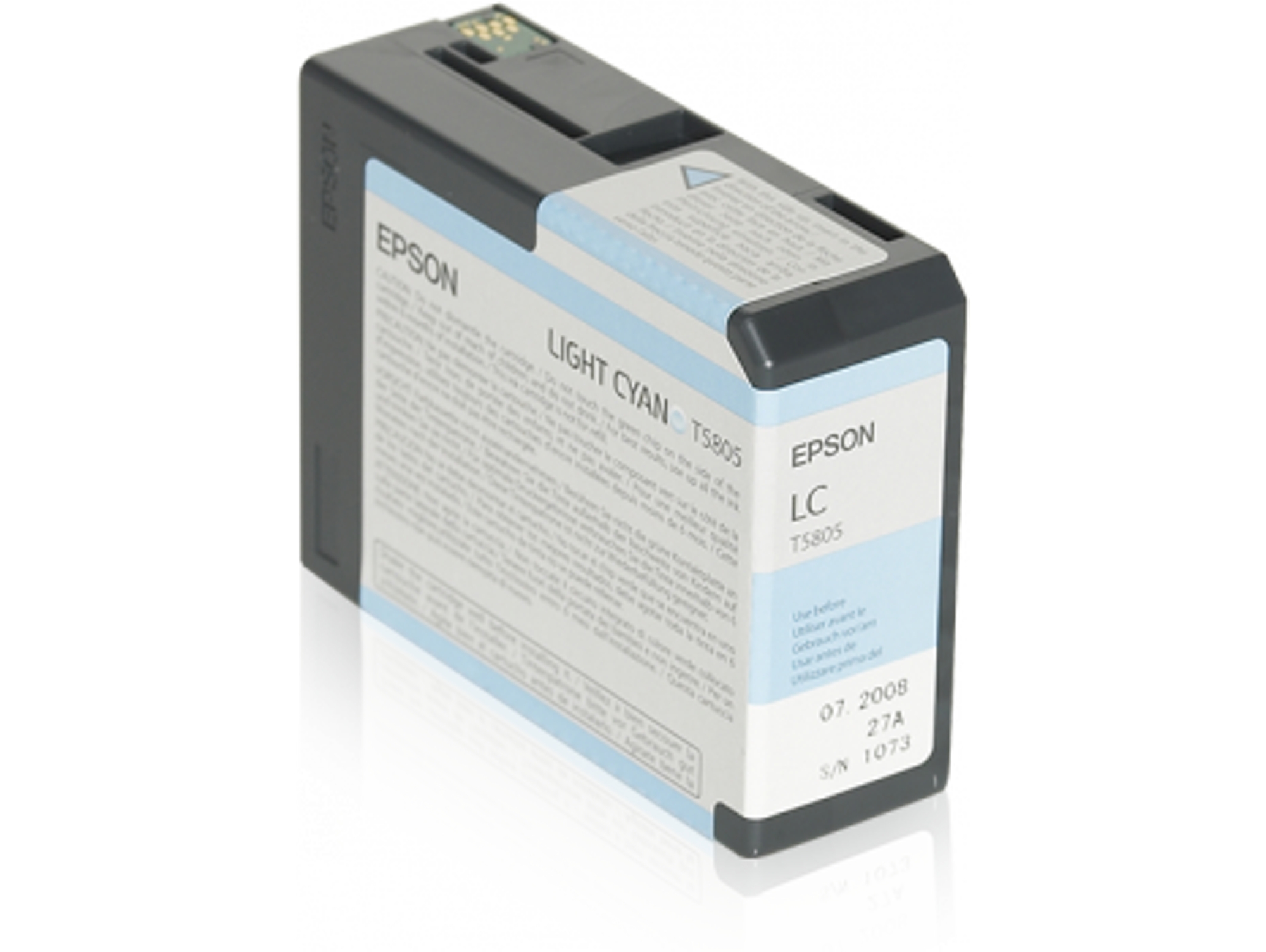 Cartucho de tinta original EPSON, T5805 80 ml, Cian claro, C13T580500