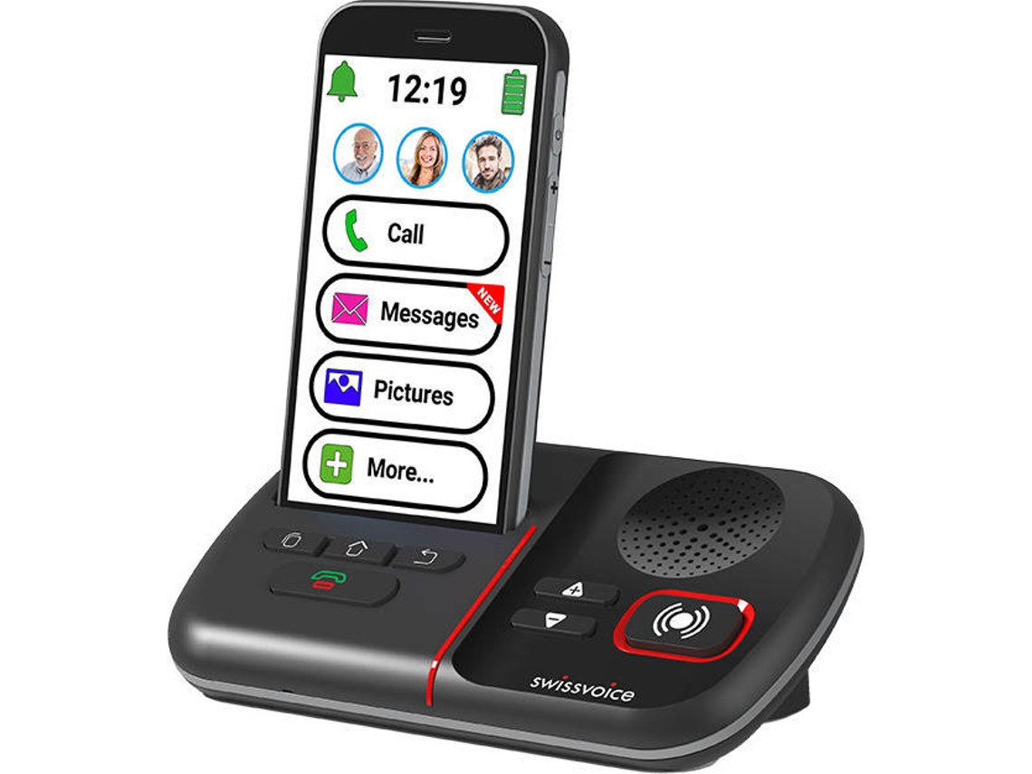 Smartphone Senior SWISSVOICE C50s Negro