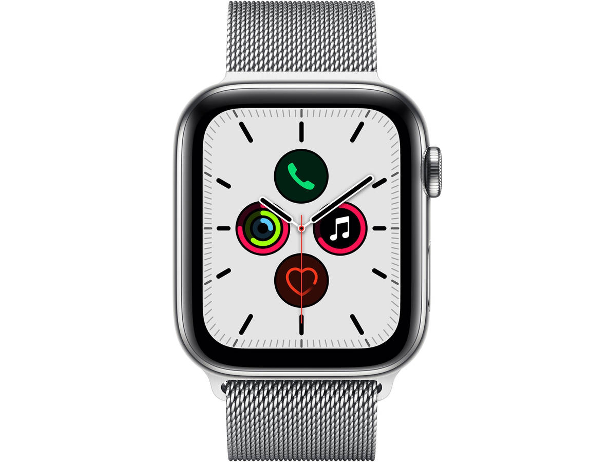 APPLE Watch Series 5 GPS+Cellular (Milanese Loop - 44 mm - Acero)