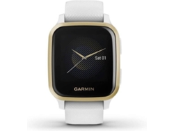 Reloj Deportivo GARMIN Venu SQ (Bluetooth - Hasta 6 días de autonomía - Blanco)