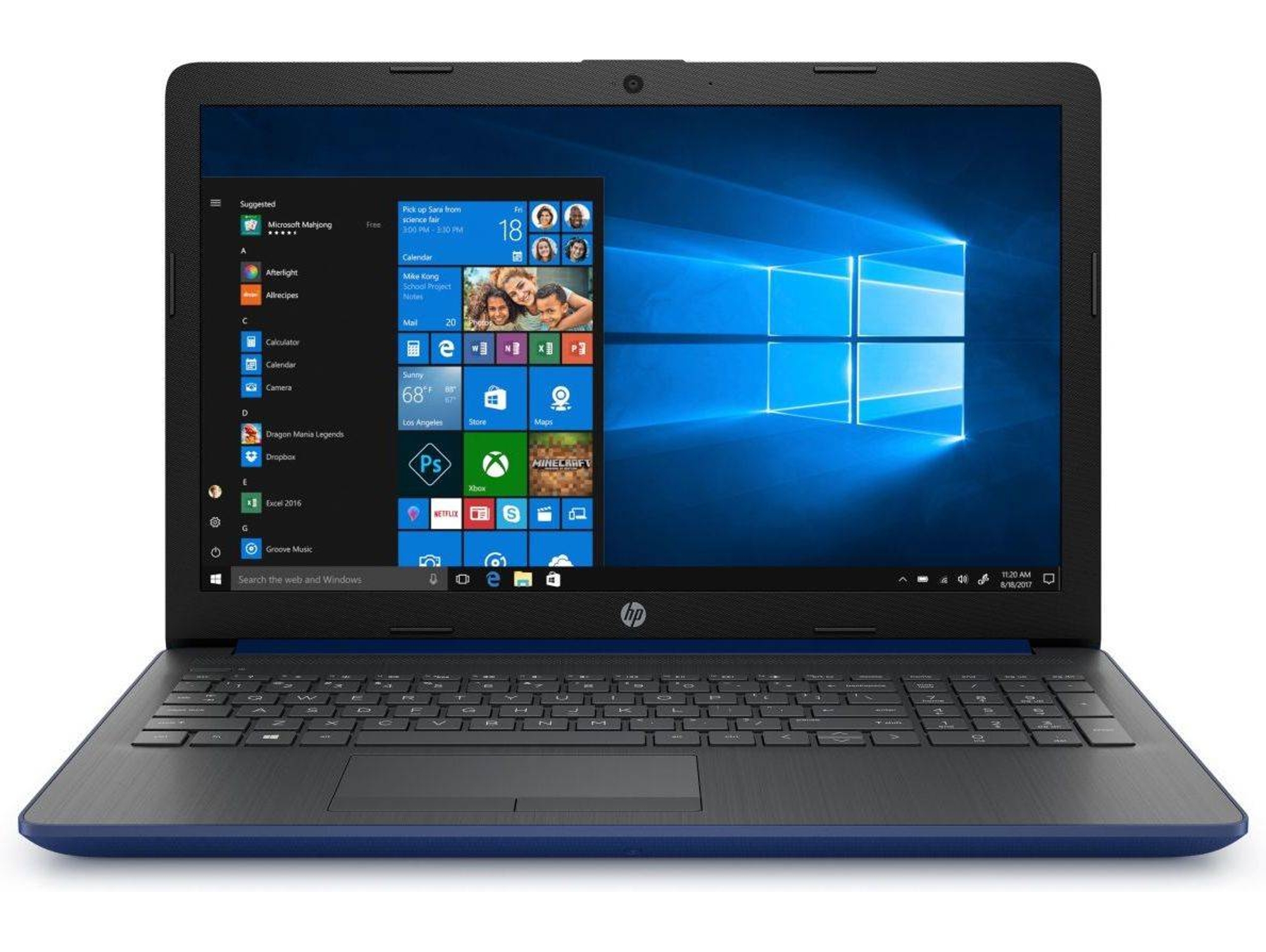 Portátil HP 15-DA1053NS - 6EN19EA (15.6'' - Intel Core i5-8265U - RAM: 12 GB - 256 GB SSD - NVIDIA GeForce MX110)