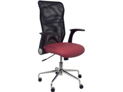 Silla Operativa PYC Minaya Rojo (Brazos Ajustables - Malla)