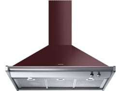 Campana SMEG Clásica KD90RWE (820 m3/h - 90 cm - Marrón)