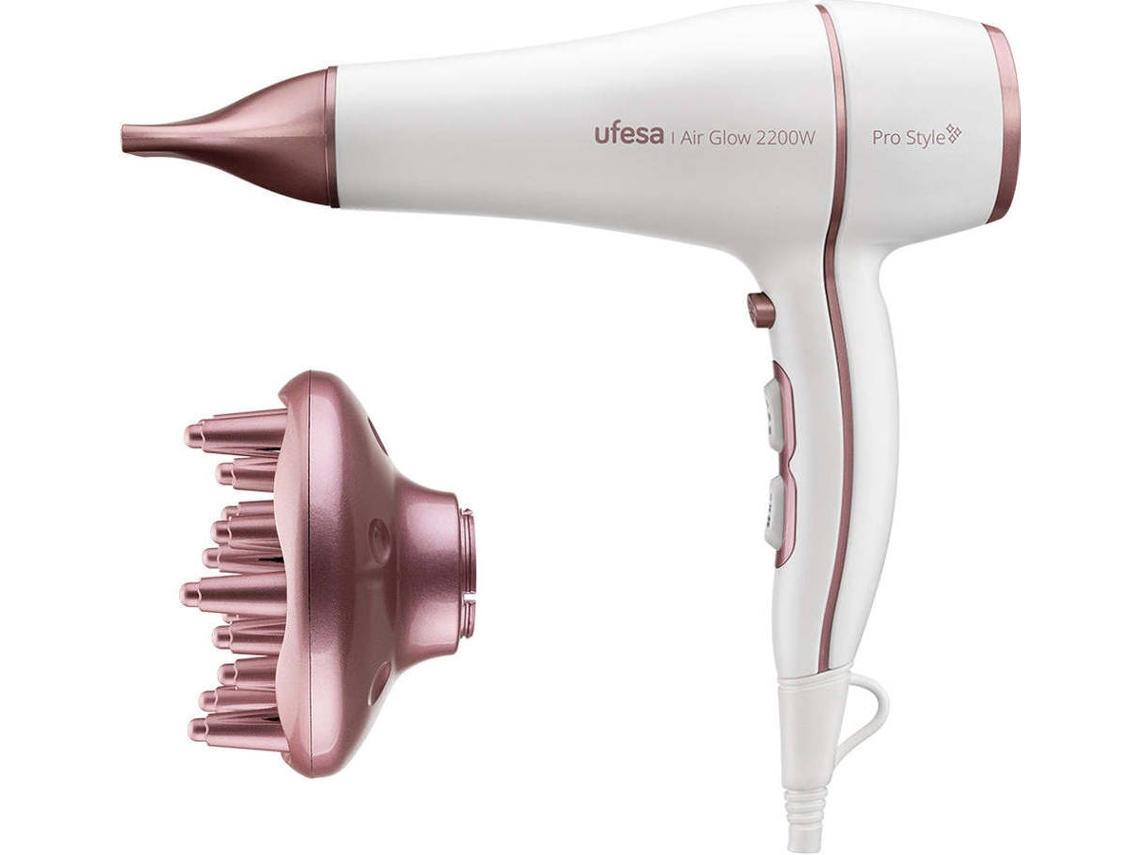 Secador de Pelo UFESA Air Glow (2200 W - 3 Niveles de temperatura)