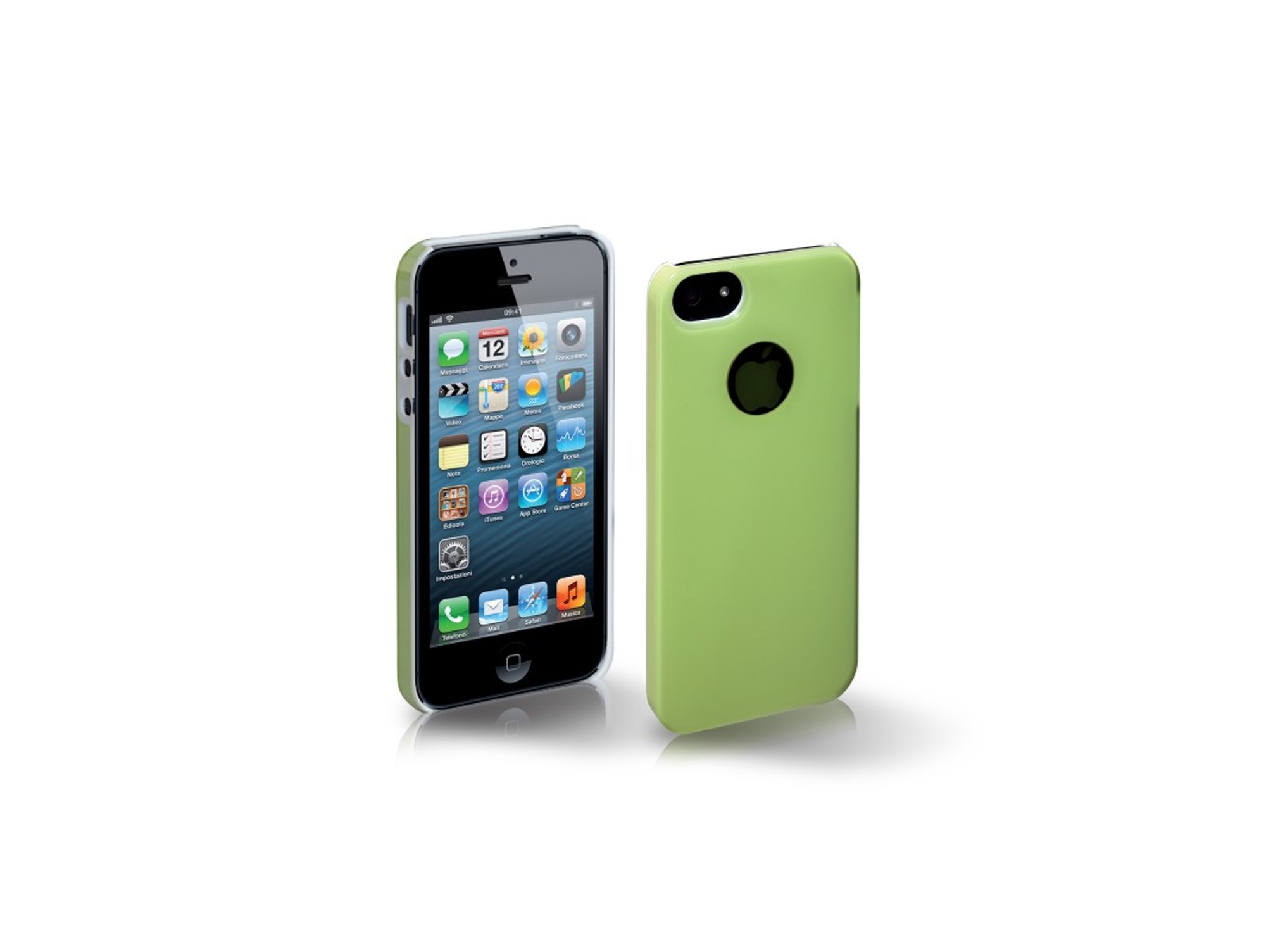 Carcasa iPhone SE, 5, 5s SBS Glass Verde