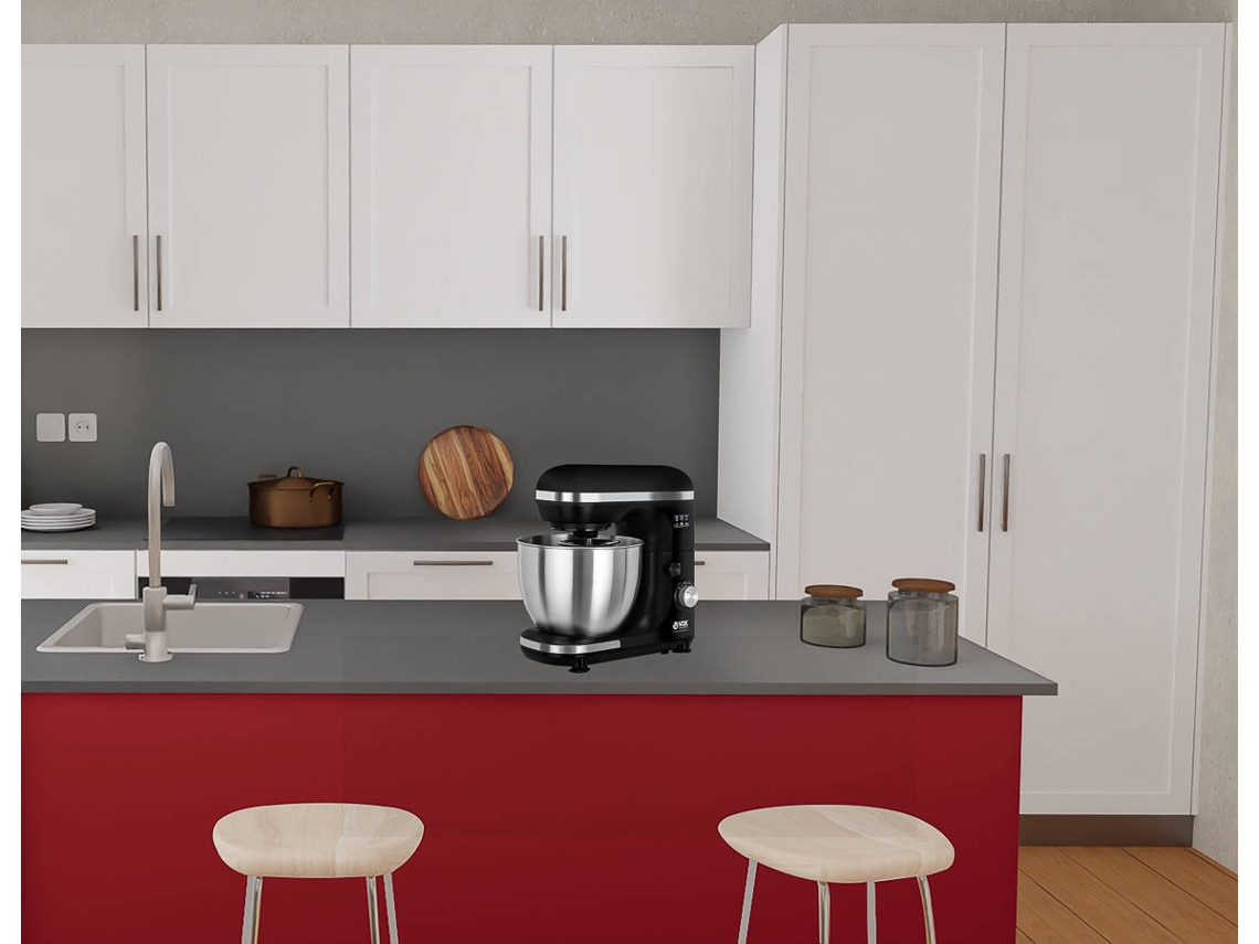 Batidora Amasadora con Bol VOX KR 5401 (600 W - Taza 5 L - Negro)
