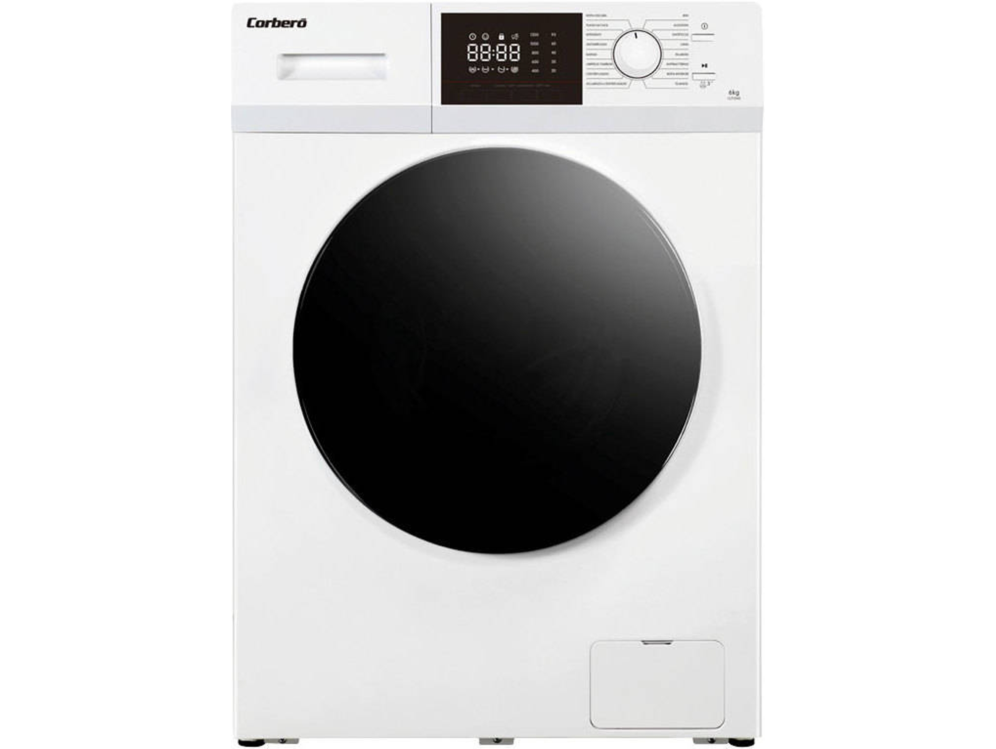 Lavadora CORBERO CLT1260 (6 kg - 1200 rpm - Blanco)
