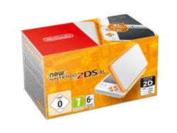 Consola NINTENDO 2DS XL Blanco-Naranja