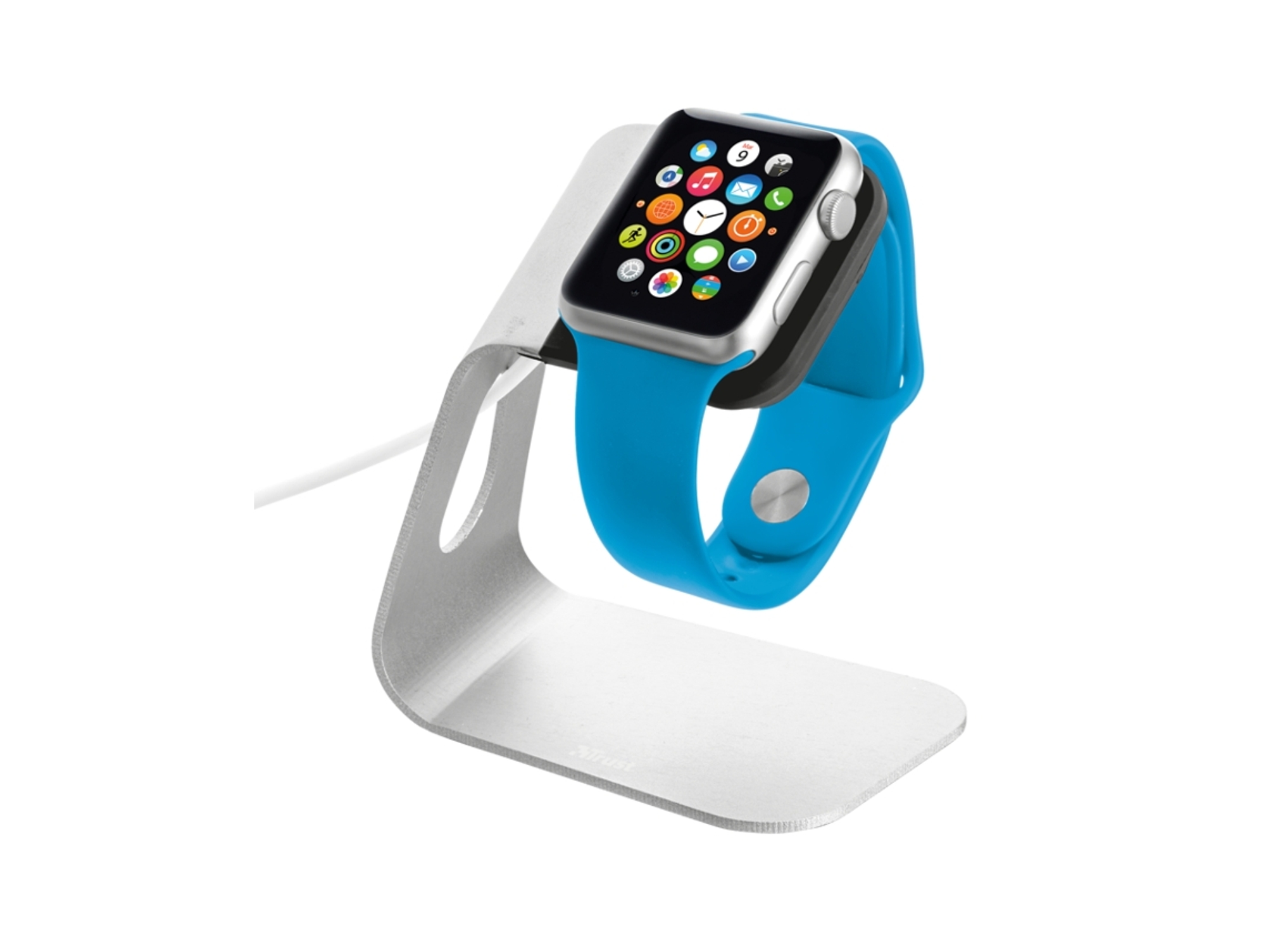 Soporte con cargador TRUST para Apple Watch