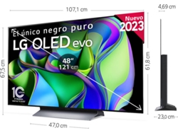 Televisor LG OLED con 4K negro puro por 999 euros