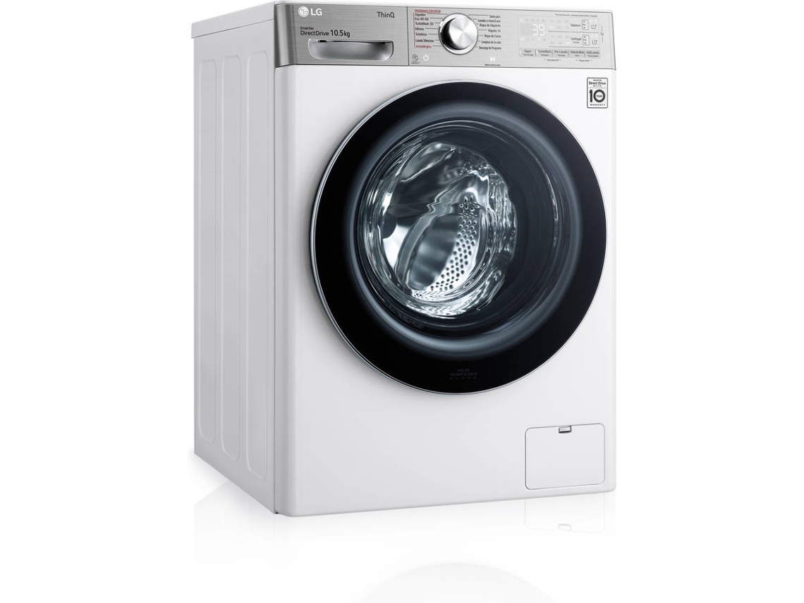 Lavadora LG F6WV9510P2W AutoDosificación (10.5 kg - 1600 rpm - Blanco)