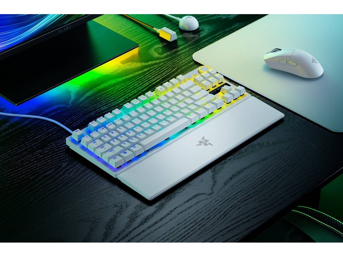 Teclado RAZER Huntsman V3 Pro Tenkeyless 8KHz (US Layout - Blanco)
