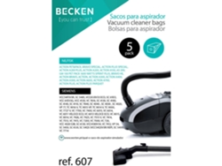 Bolsa de aspirador BECKEN REFª607 (5 unidades)