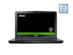 Portátil Gaming MSI WE62 7RJ-1839XES (Intel Core i7-7700HQ - NVIDIA Quadro M2200 - RAM: 16 GB - 1 TB HDD + 256 GB SSD - 15.6'')