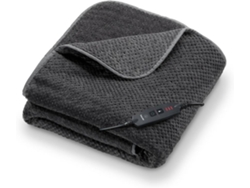Cobertor Eléctrico BEURER HD65 180 x 130 cm (100 W - Gris Oscuro)