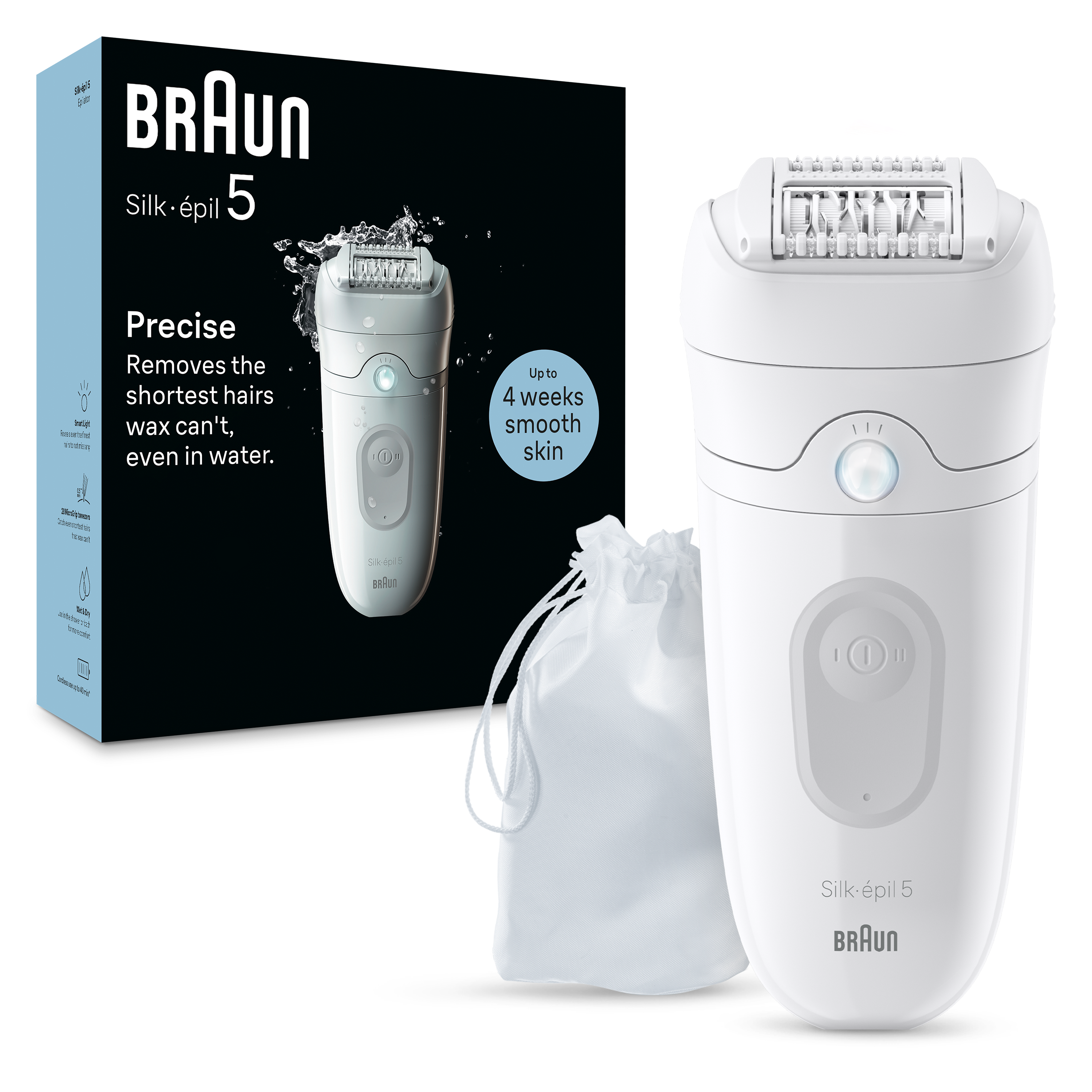 Depiladora BRAUN Silk Epil S5 SE5-011 Solo (Inicio - Multi-zonas - Recargable)