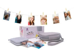 Pack Impresora Fotográfica HP Sprocket Perla + Funda + Tira luces LED (Caja Abierta)