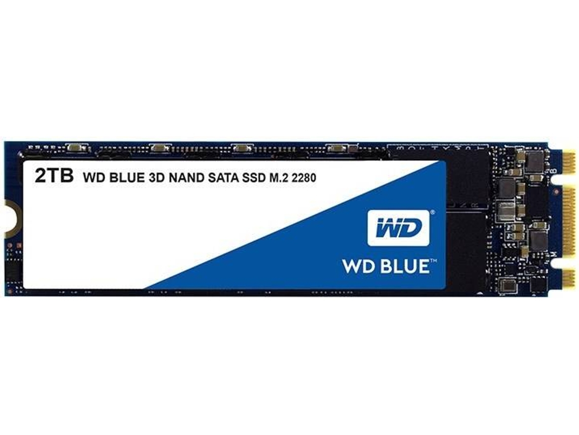 Disco SSD Interno WESTERN DIGITAL Blue 3D NAND SATA 2TB (2 TB - M.2 - 560 MB/s)