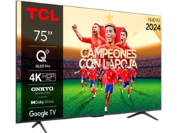 TV TCL 75C655 (QLED - 75'' - 191 cm - 4K Ultra HD - Smart TV)