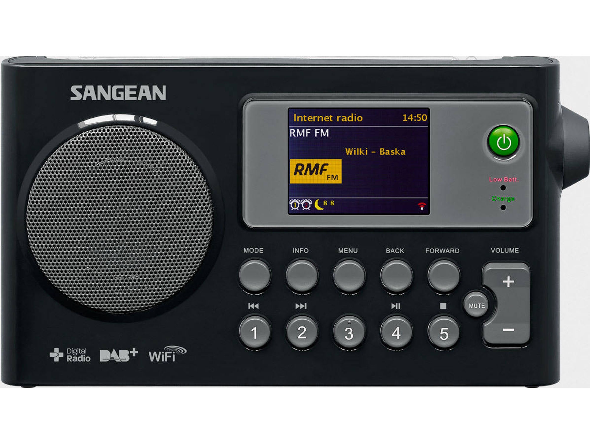 Radio de mesa SANGEAN WFR-27C DAB+ (Caja Abierta - Negro - Digital - DAB+/FM)