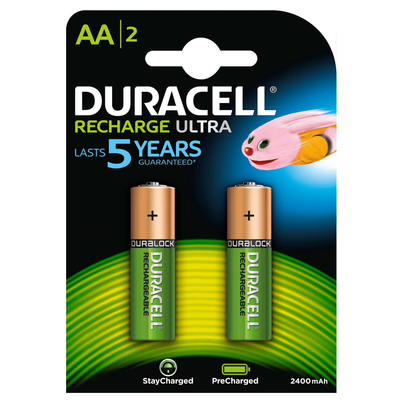 Pilas recargables STAY AA 2400 MAH (2 unidades)