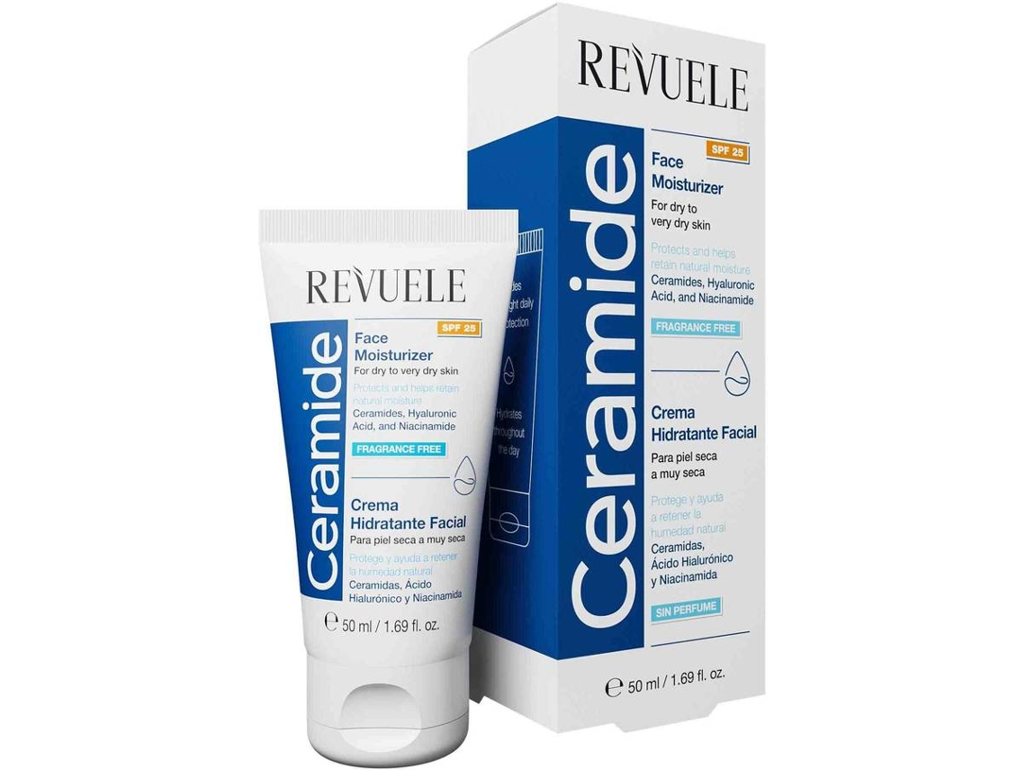 Crema Facial REVUELE Ceramide Moisturizer SPF25 (50 ml)