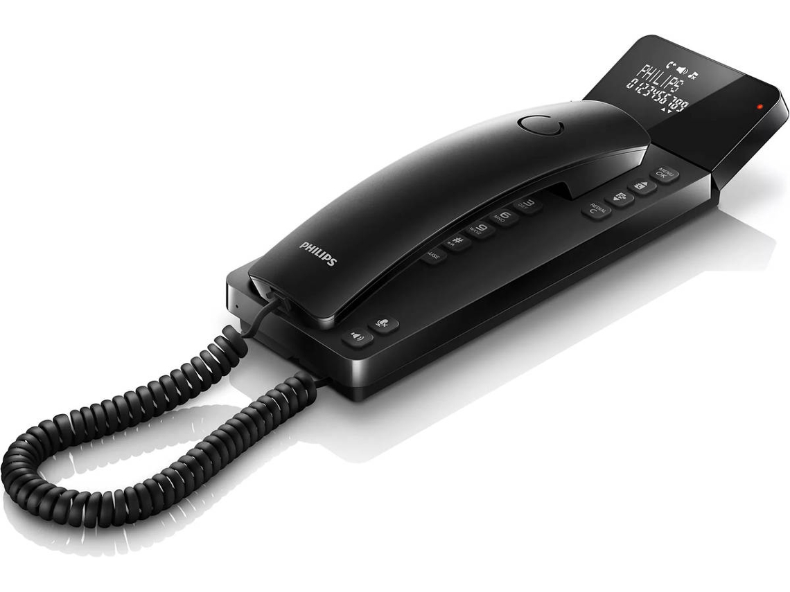 Teléfono Fijo PHILIPS M110B/23 Negro
