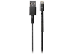 Cable FRESH 'N REBEL Fabriq (USB - Lightning - 3 m - Negro)