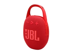 Altavoz Bluetooth JBL CLIP5 (7 W - Autonomía: 12 h - Rojo)