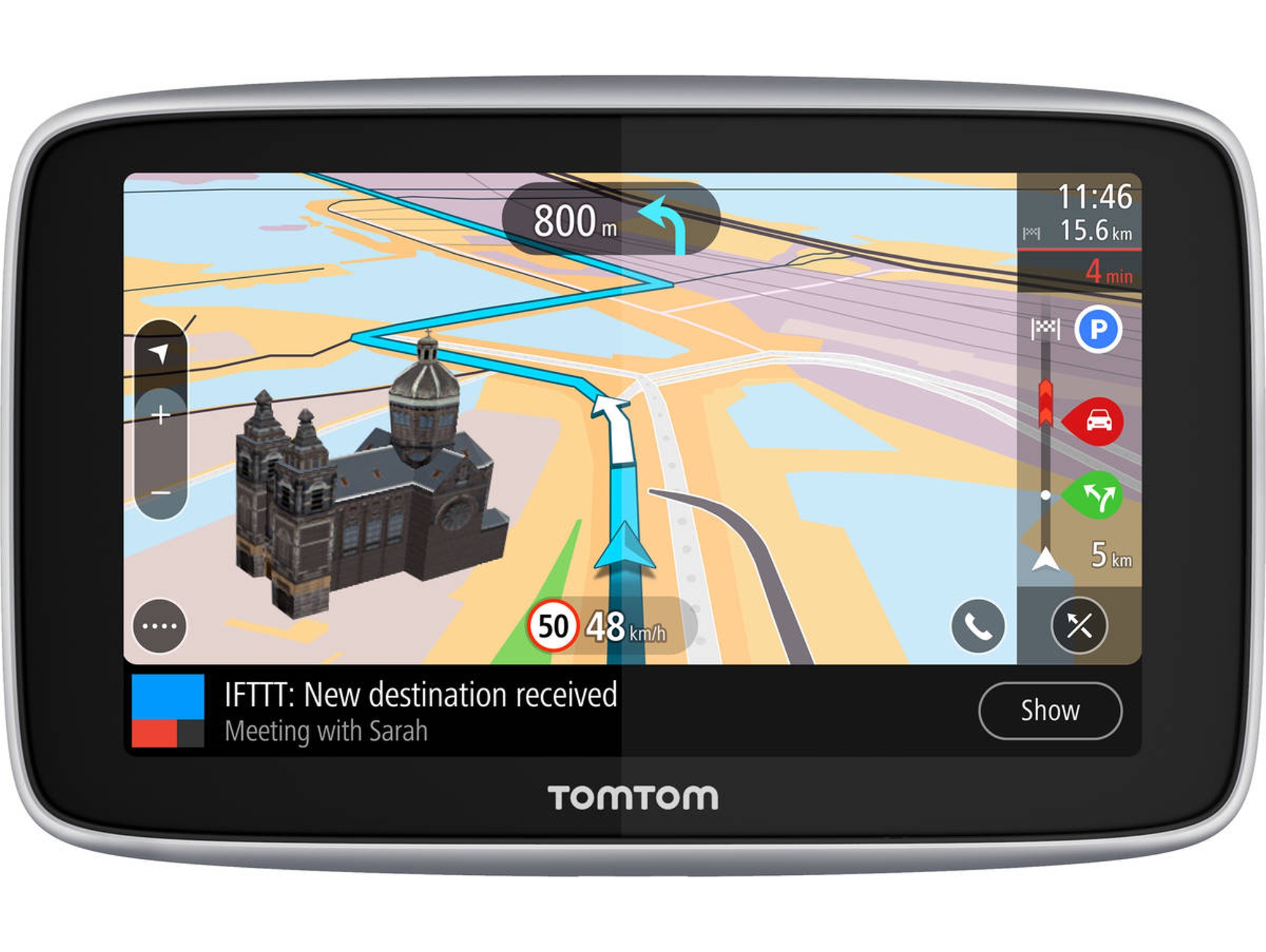Navegador GPS GPS TOMTOM Go Premium (Europa - Bluetooth Manos Libres - 5'' - 1h de Autonomía)