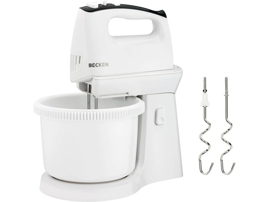 Batidora Amasadora con Bol BECKEN BHMB3134 (400 W - Bol 3.2 L - Blanco)