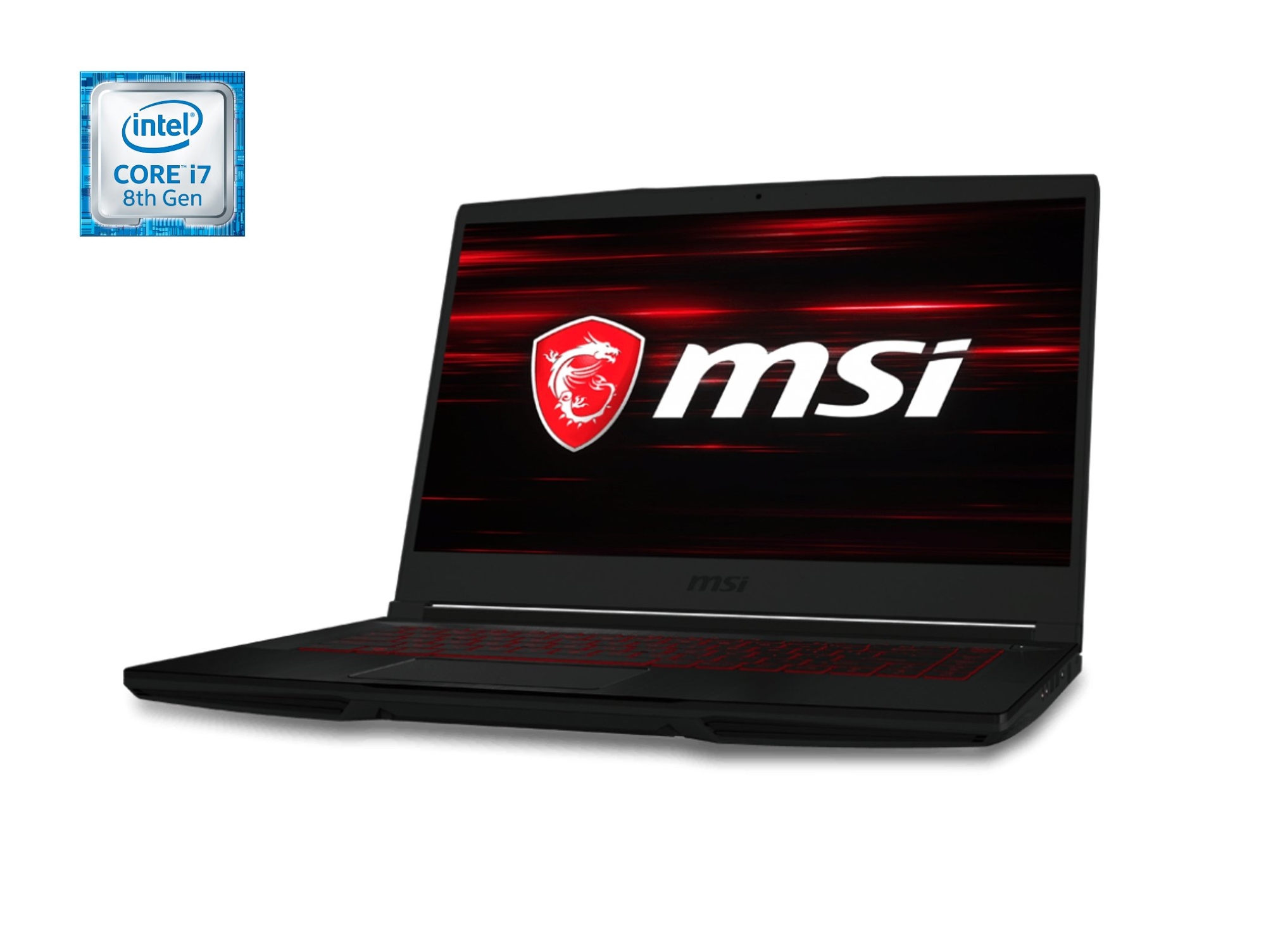 Portátil Gaming MSI GF63 8RD-028ES (Intel Core i7-8850H - NVIDIA GeForce GTX 1050 Ti - RAM: 8 GB - 1 TB HDD - 15.6'')