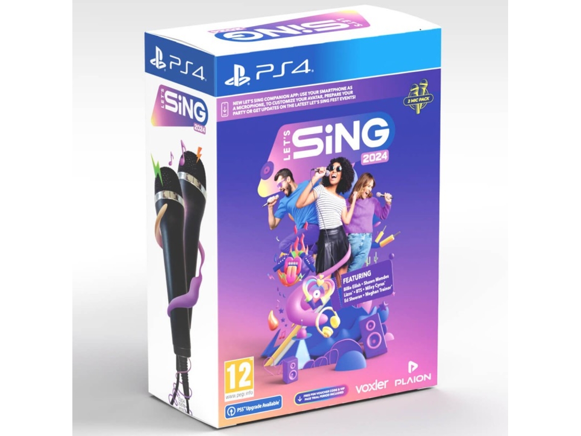 Juego PS4 Let'S Sing 2024 + 2 Micros