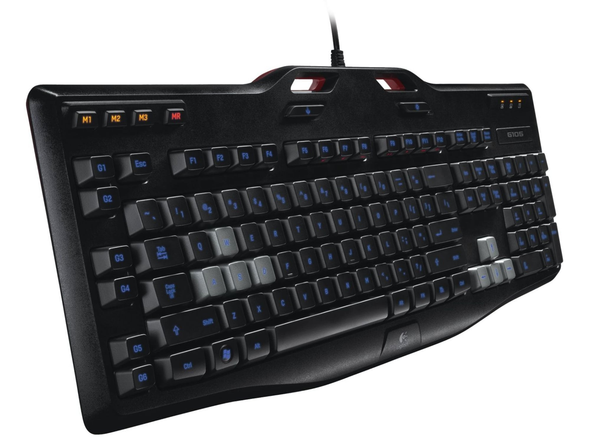 Teclado Gaming LOGITECH G105 (Mecánico - Idioma Español - Iluminado)