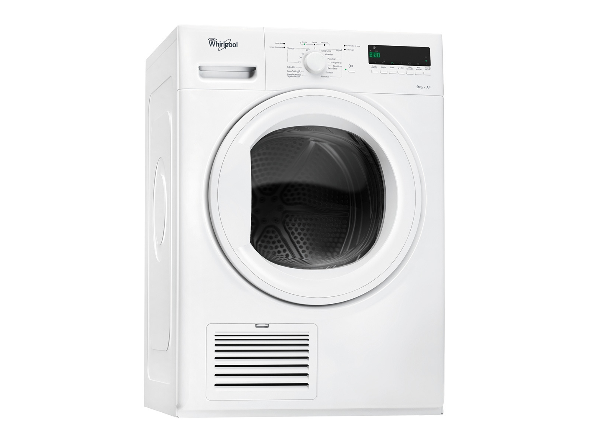 Secadora WHIRLPOOL HWDR 90410 (9 kg - Bomba de Calor - Blanco)