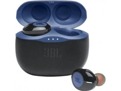 Auriculares Bluetooth True Wireless JBL T 125 (In Ear - Micrófono - Azul)