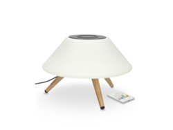 Cargador inalámbrico lámpara KSIX Omni 10W, Tecnología Qi, Altavoz Wireless, 7 colores, Control Remoto