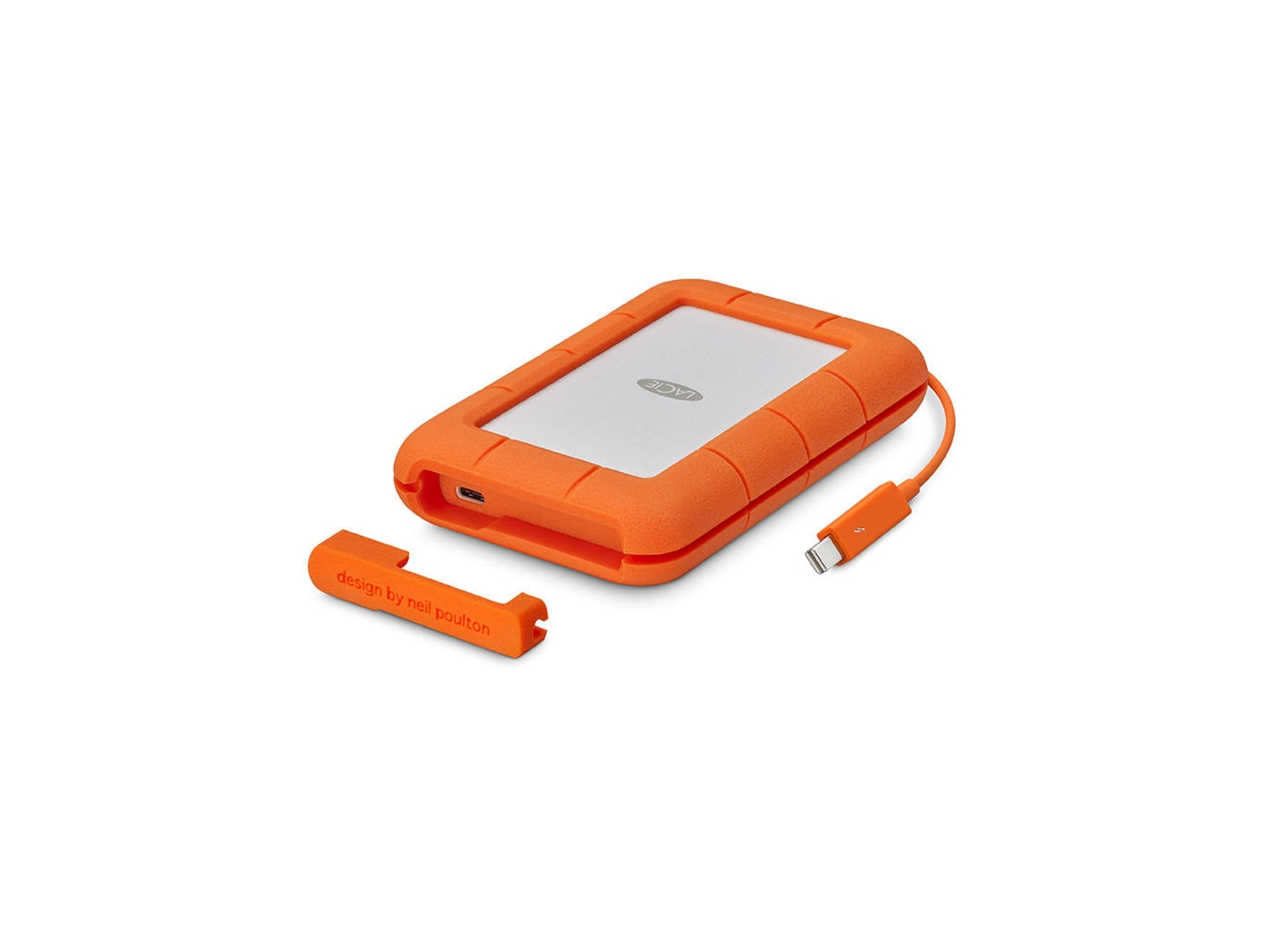 Disco HDD Externo LACIE Rugged USB (Gris - 2 TB - USB 3.0)