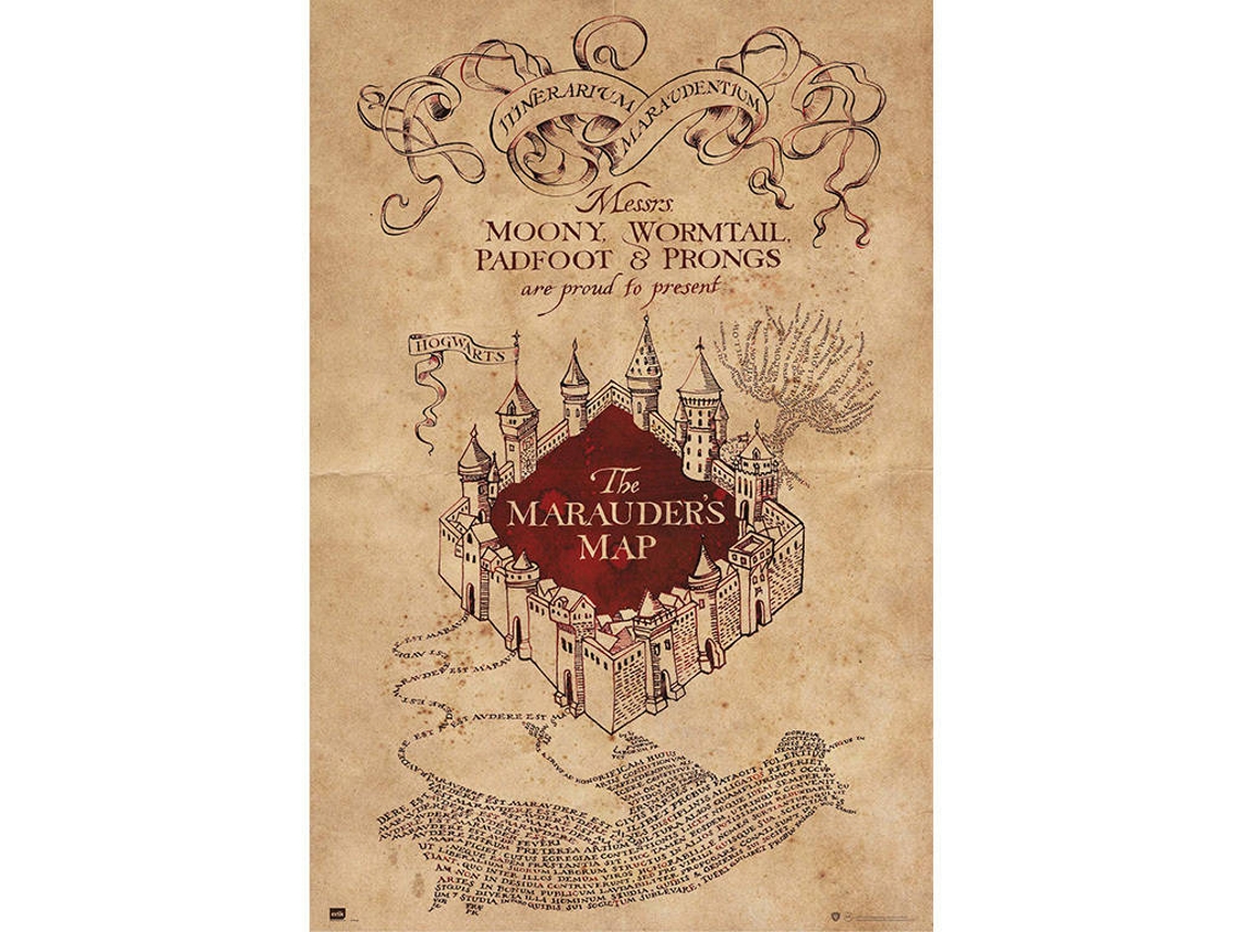Poster ERIK Harry Potter Mapa del Merodeador