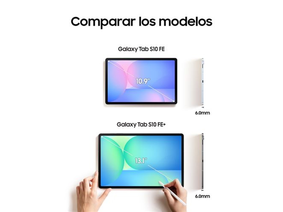 Tablet SAMSUNG Galaxy Tab S10 FE+ (13.1'' - 256 GB - 12 GB - Wi-Fi