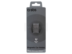 Soporte Auto con Magnético SBS para Telemóveis Universal Negro